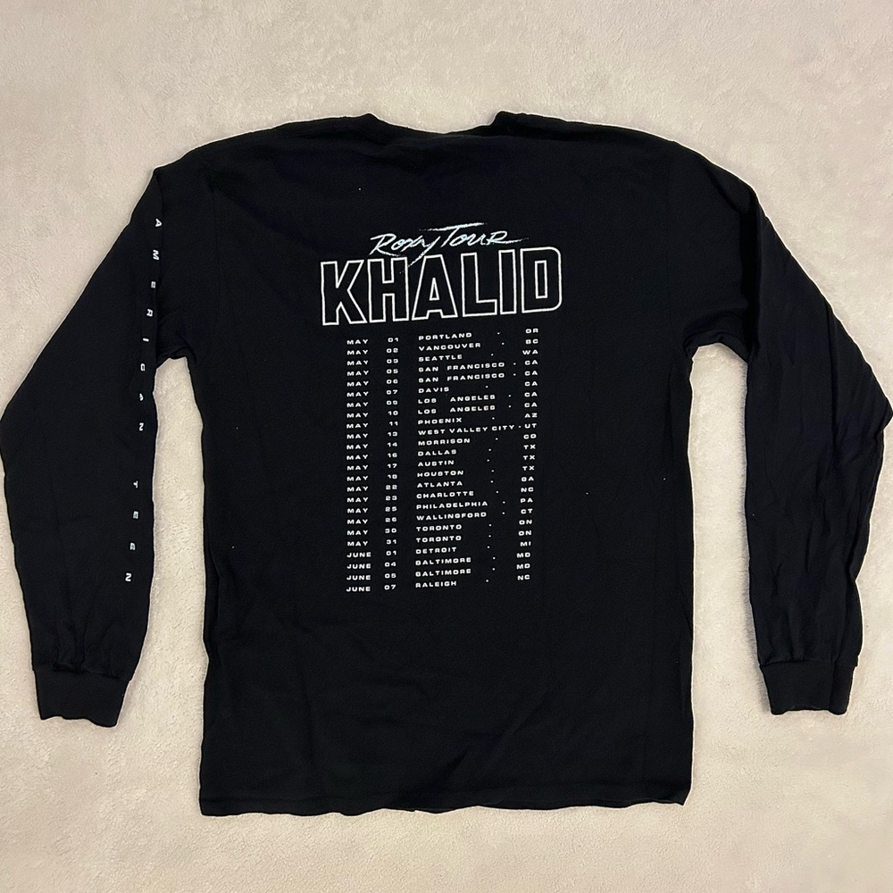 Khalid American Teen tour shirt